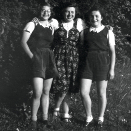 Three girls, two in shorts.jpg